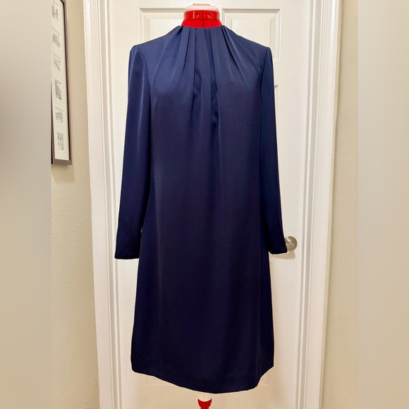 Ted Baker London Dresses & Skirts - Ted Baker London Classic Navy Long Sleeve Dress, sz 2 (UK) 6 (USA)